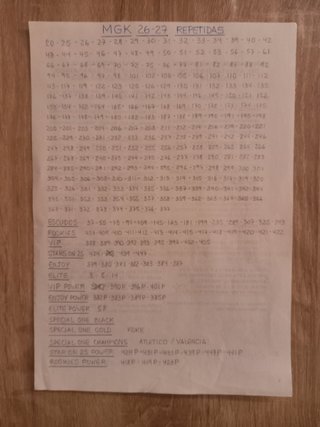 Cartas Panini Megacracks 26-27 ( Cambio o Venta )