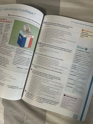 Libro de texto Francés 2° Bachillerato