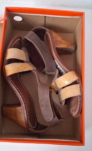 Sandalias Gioseppo Piel y Madera Talla 37
