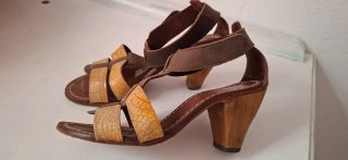 Sandalias Gioseppo Piel y Madera Talla 37