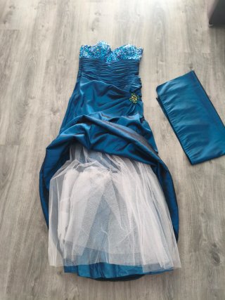 Vestido largo fiesta/gala azul