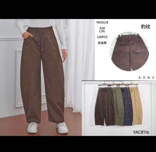 Pantalones anchos YAC8116