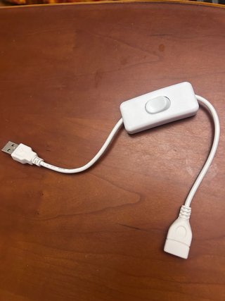 Cable USB con interruptor ON/OFF