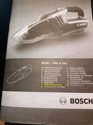 Aspirador Bosch Portátil
