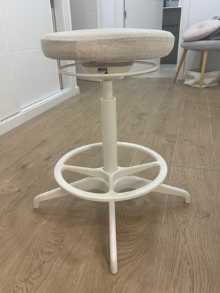 Taburete Ikea Gris
