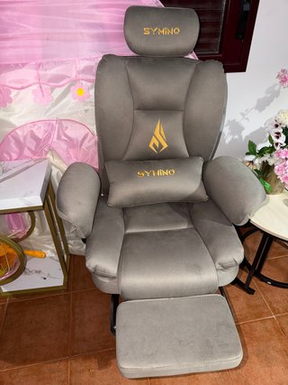 Silla gaming streaming Symino gris