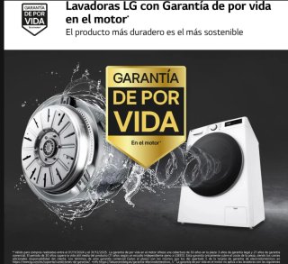 Lavadora-Secadora LG 9/6kg F4DR6009A1W Nueva