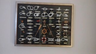 Cuadro decorativo náutico nudos marineros