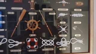 Cuadro decorativo náutico nudos marineros