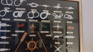 Cuadro decorativo náutico nudos marineros