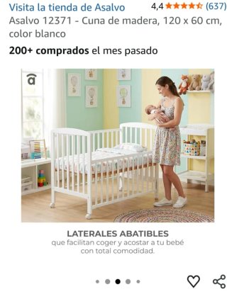 Cuna Asalvo blanca