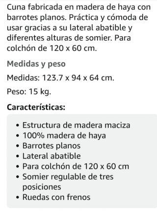 Cuna Asalvo blanca