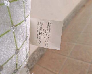 Fatina Decorativa Natalizia Stoffa Bianca Argento