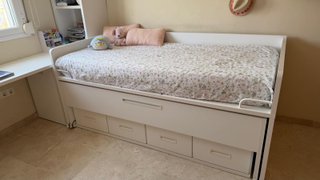 Dormitorio juvenil blanco