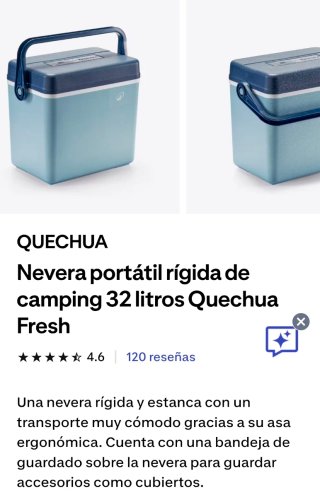 Nevera portátil Quechua a estrenar precintada