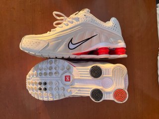 Nike Shox Bianche Rosse Uomo