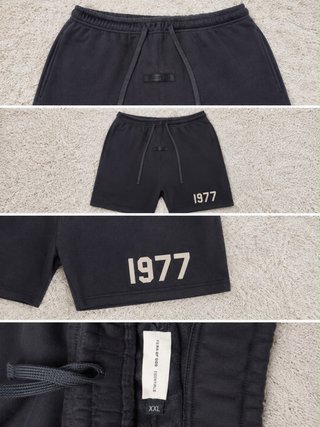 Fear of God Essentials Pantalón Corto Negro XXL