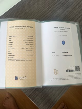 Sortija Oro Blanco Zafiro y Diamantes