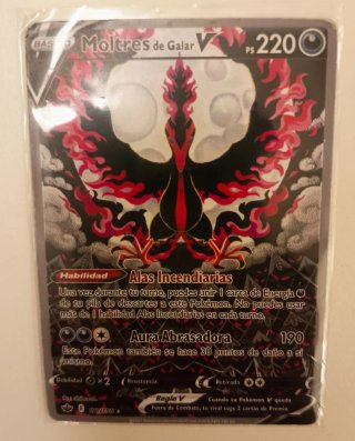 Moltres de Galar V - 177/198 Pokémon Carta