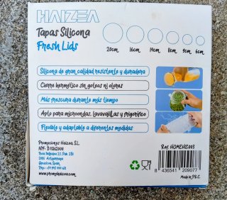 Lote tapas silicona reutilizables