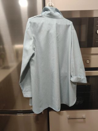 Camisa azul mar XL nueva es larguita