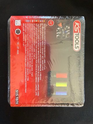 Juego llaves vaso aluminio 3 piezas