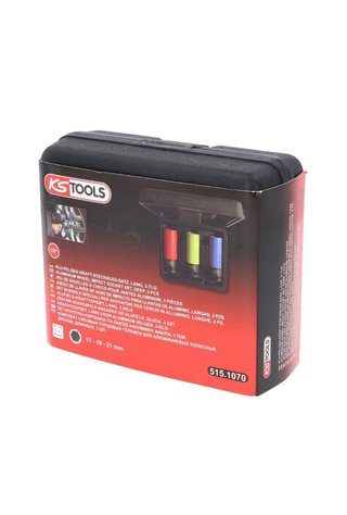 Juego llaves vaso aluminio 3 piezas
