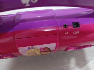 Piano Infantil Barbie Rosa y Morado