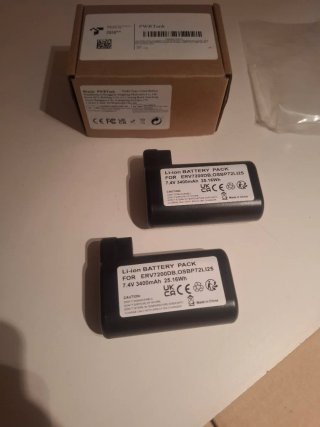 2 Baterías PWRTank Li-ion 7.4V 3400mAh
