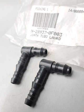 28937-0F003 2 x Conector Tubo limpia faros Nissan
