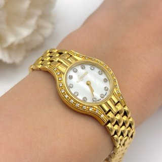 Reloj Lanscotte de Oro 18kt con diamantes.