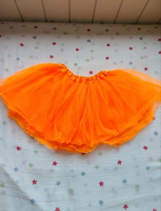 2 Tutús Tul Naranja y Fucsia. Talla al privado.