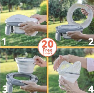 Orinal de viaje Nuby 2 en 1