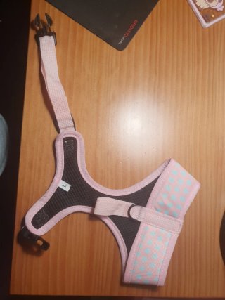 Arnés para perro con estampado de rombos