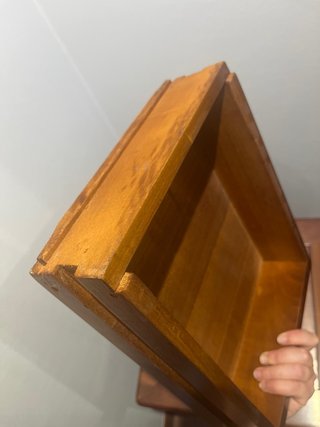 Mesita de noche madera maciza