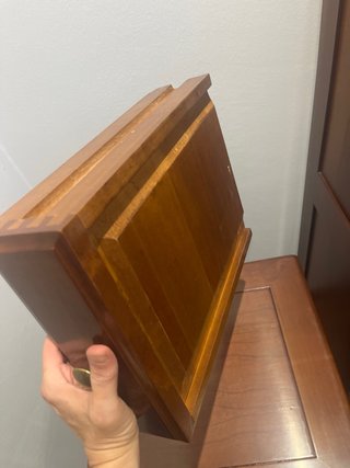 Mesita de noche madera maciza