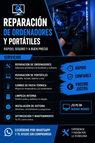 Ordenador de sobremesa y portátil