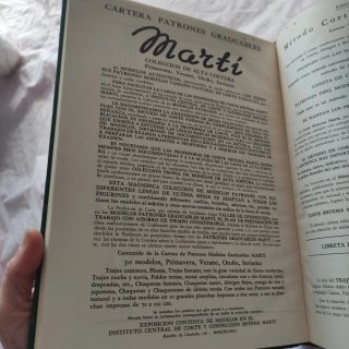 Libro de Corte patrones Martí de lencería 1968