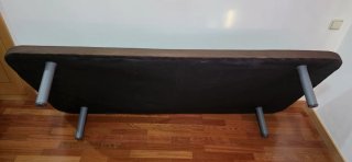 Base tapizada para colchón de 90 x 190 cm.