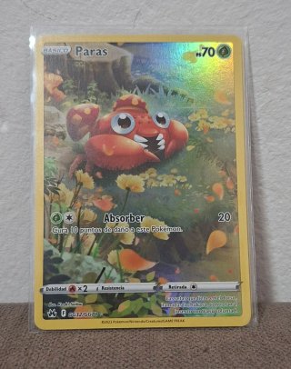 Pack Cartas Pokémon Full Art Fennekin, Paras