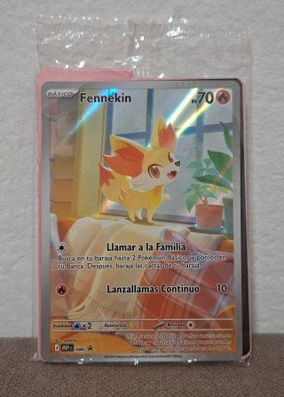 Pack Cartas Pokémon Full Art Fennekin, Paras