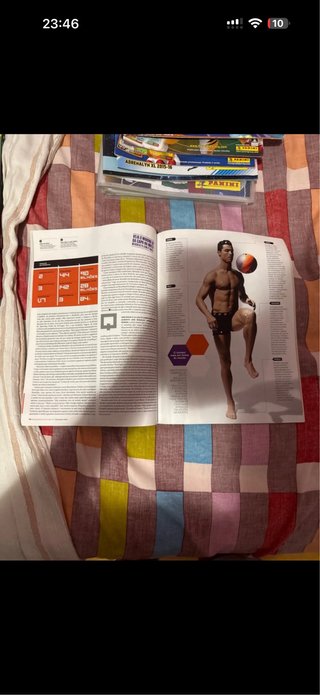 Revista com o ronaldo