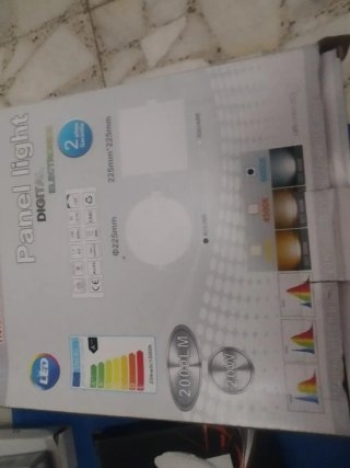 Panel LED M 20W 2480lm Redondo/Cuadrado 7 EU unida