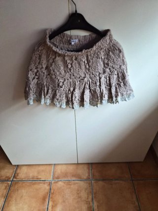 Lote 5 Mini Faldas Verdes negra/blanca beig