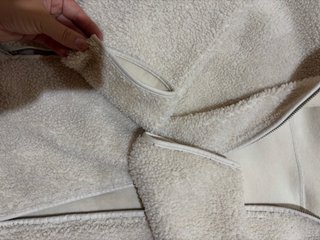 Chaqueta borrego beige