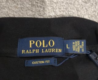 Chaqueta Ralph Lauren Gris Media Cremallera