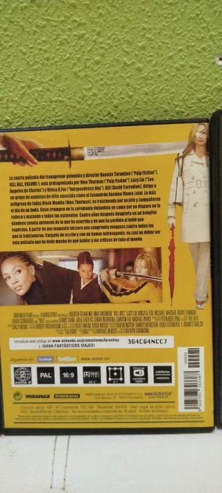 Pack DVD Kill Bill Vol. 1 y Vol. 2