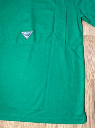 Polo Columbia Titanium Omni-Shade Verde Talla S