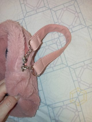 Bolso/Neceser Rosa Peluche Smiley