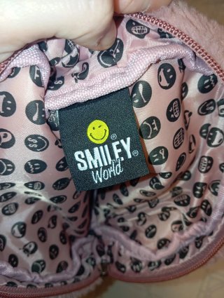 Bolso/Neceser Rosa Peluche Smiley